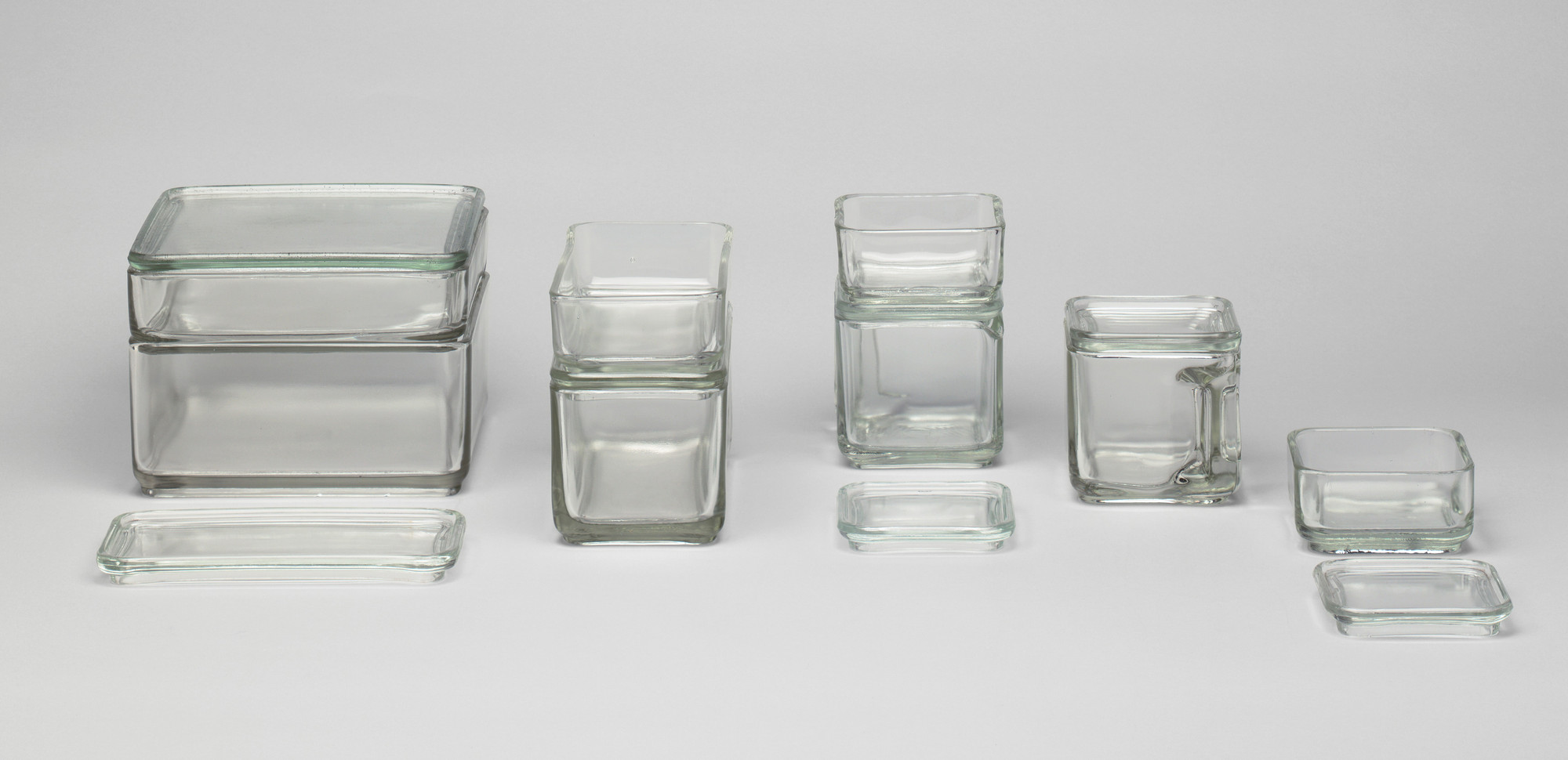 Wilhelm Wagenfeld. Kubus Stacking Storage Containers. 1938