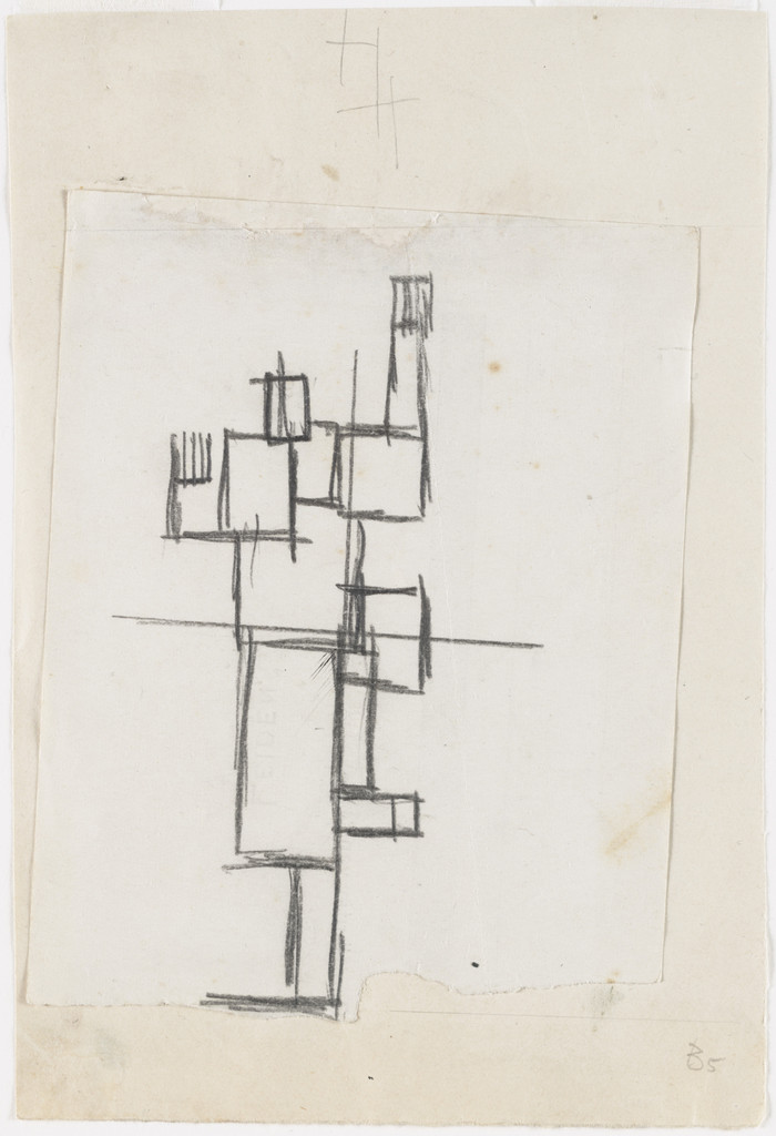 Study for Rhythm of a Russian Dance by Theo van Doesburg
