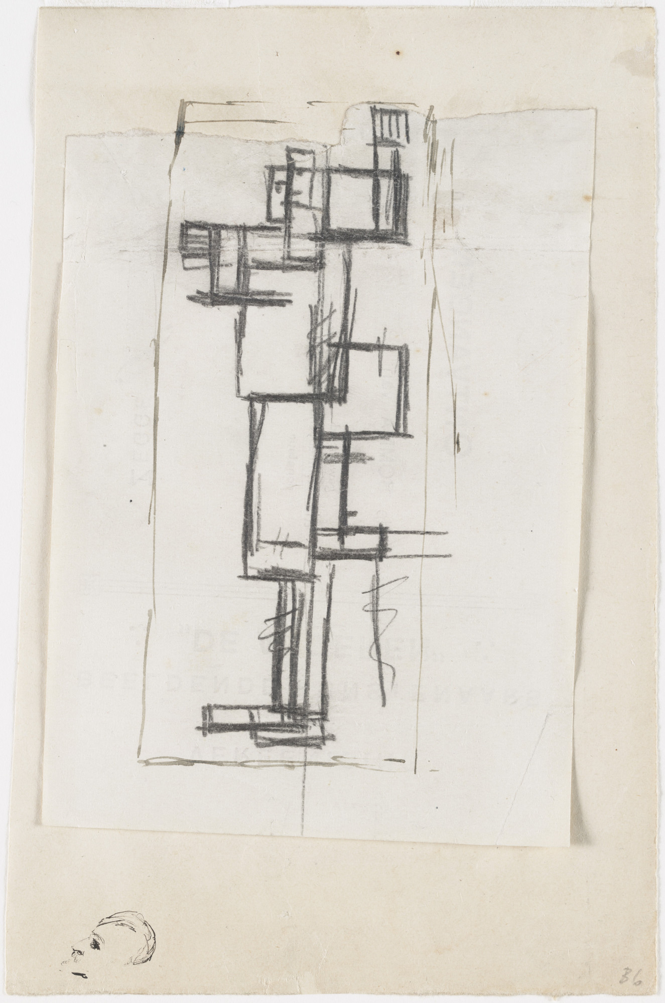 Theo van Doesburg. Study for Rhythm of a Russian Dance