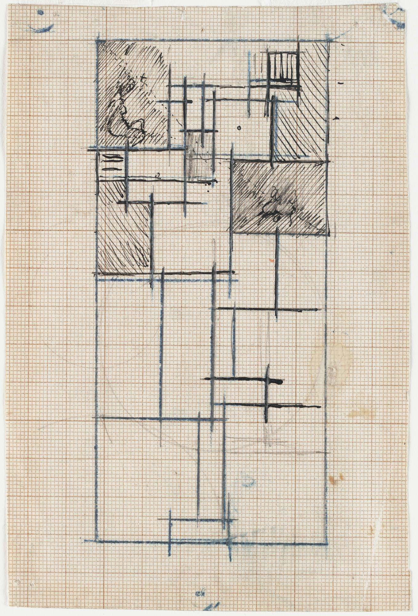 Theo van Doesburg. Study for Rhythm of a Russian Dance