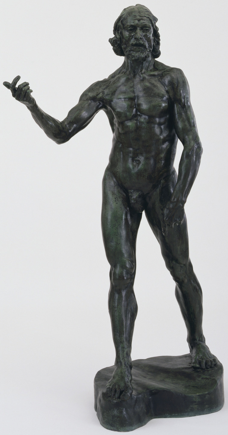 Auguste Rodin. St. John the Baptist Preaching. 1878-80 (cast 1921)
