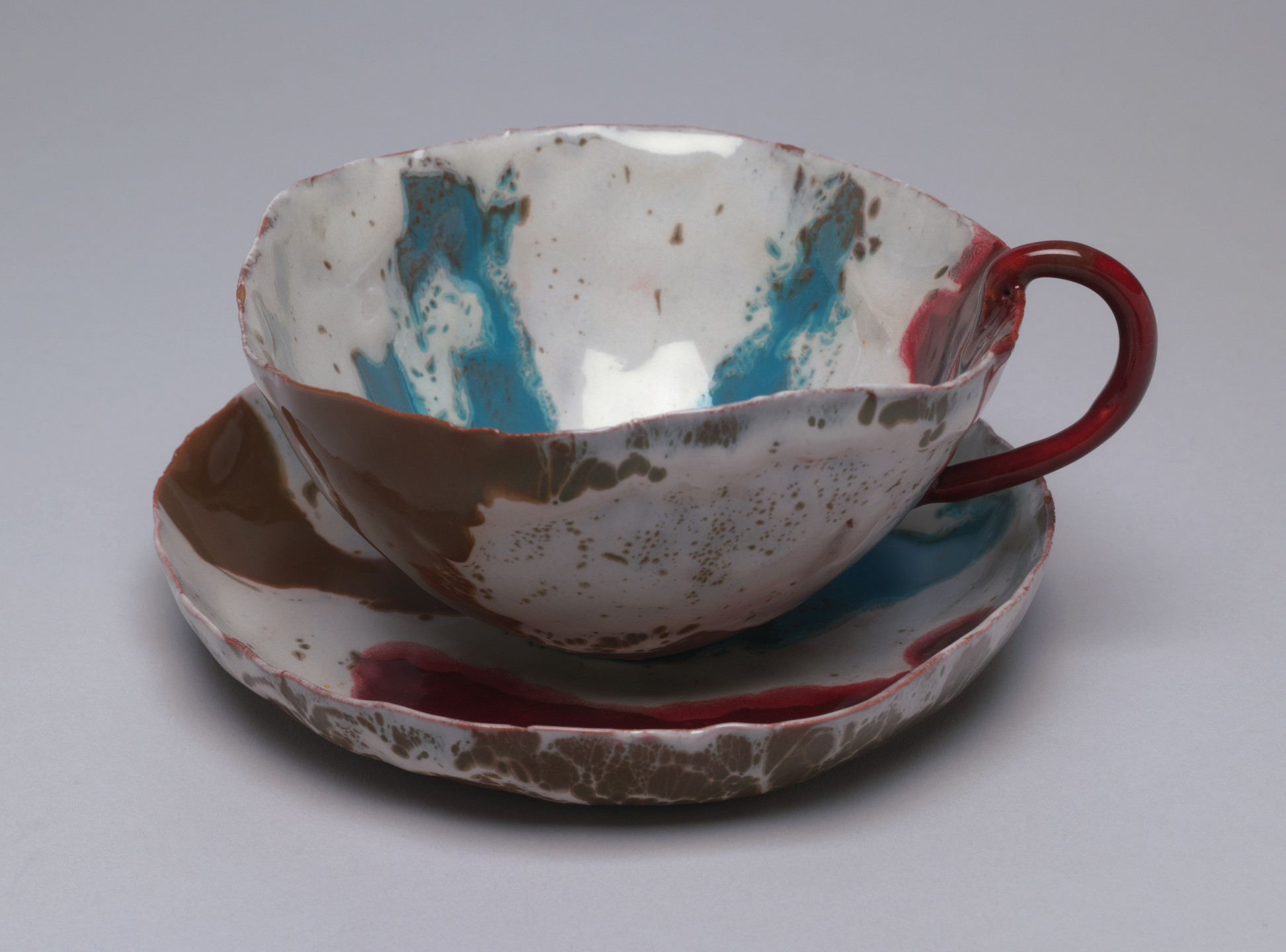 Fausto Melotti. Cup and Saucer. c. 1947