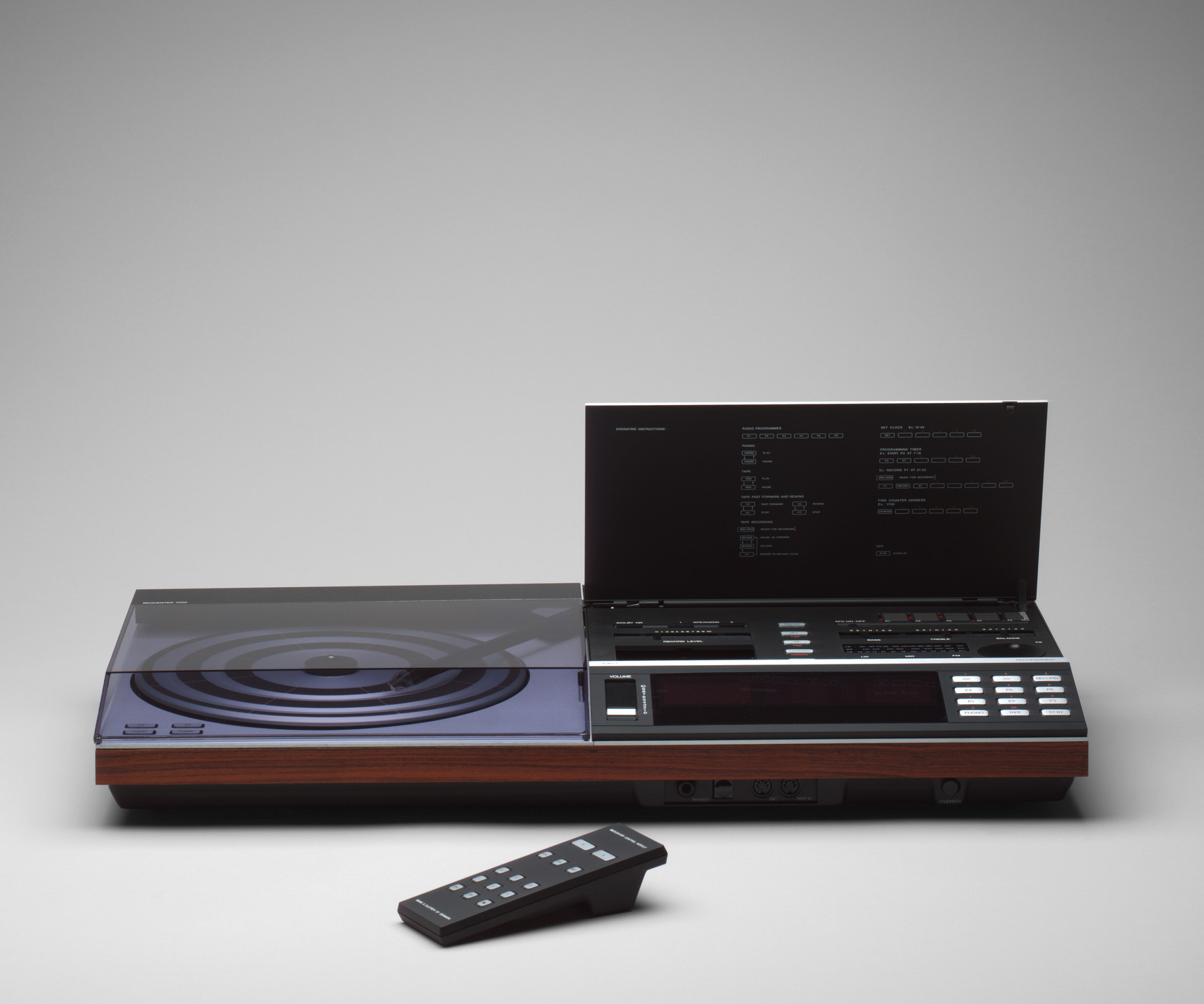 Jacob Jensen. Beocenter 7000 Radio-Turntable-Cassette Combination. 1979