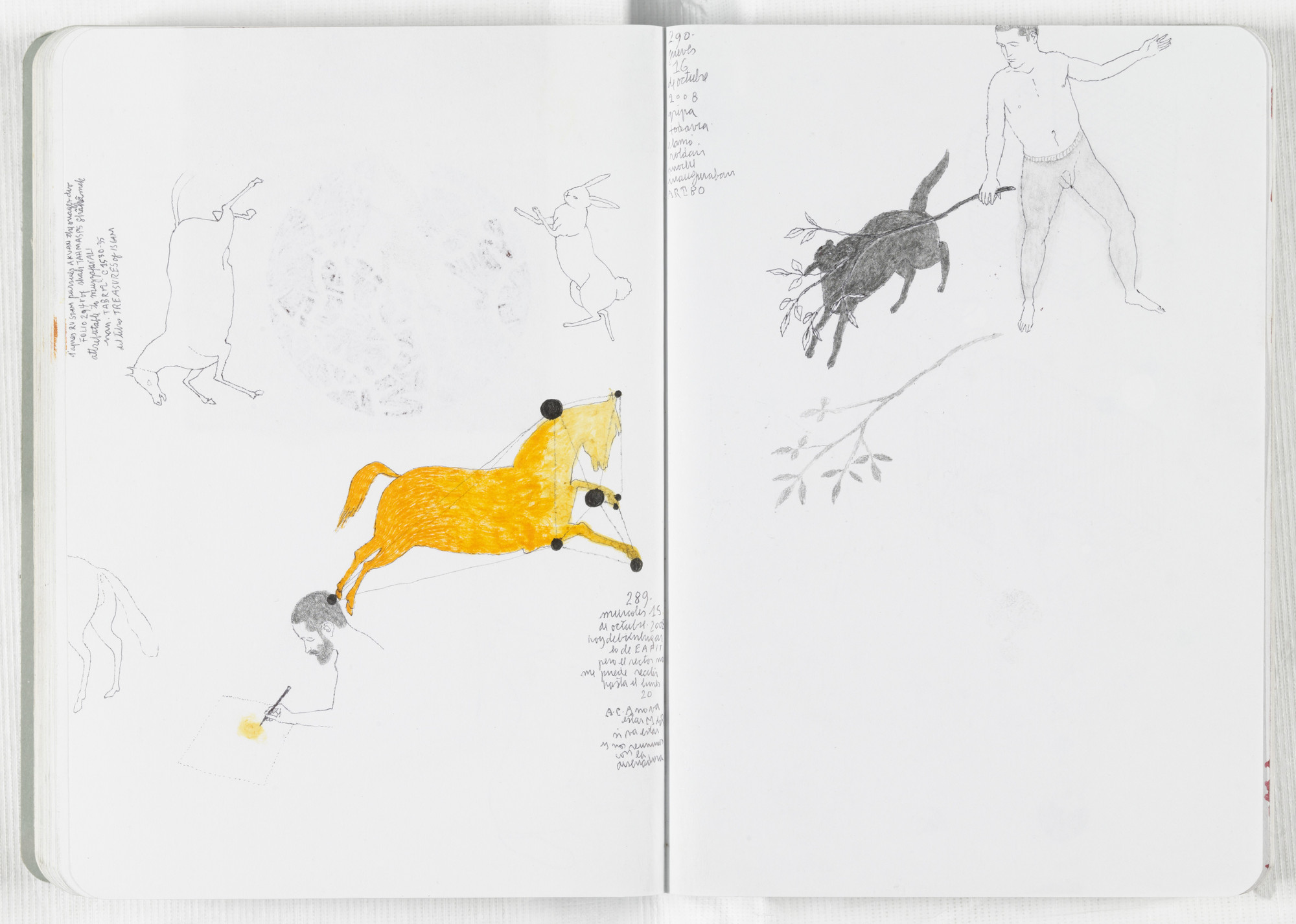 José Antonio Suárez Londoño. Sketchbook: From January 1 to December 31, 2008. 2008