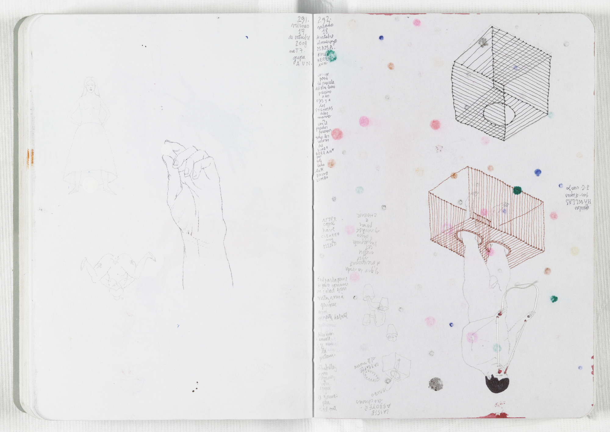 José Antonio Suárez Londoño. Sketchbook: From January 1 to December 31, 2008. 2008