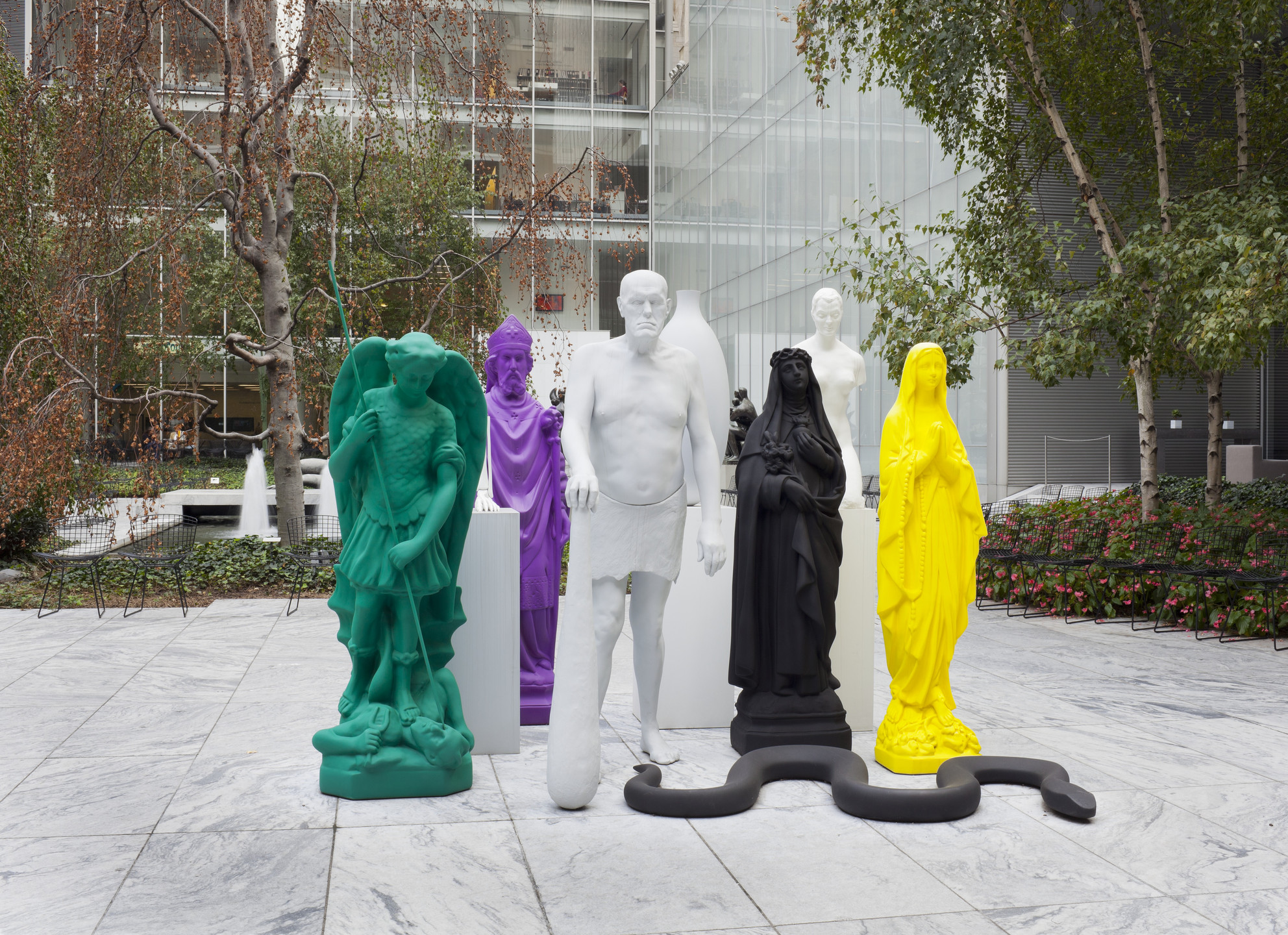 Katharina Fritsch. Group of Figures. 2006-08 (fabricated 2010-11)