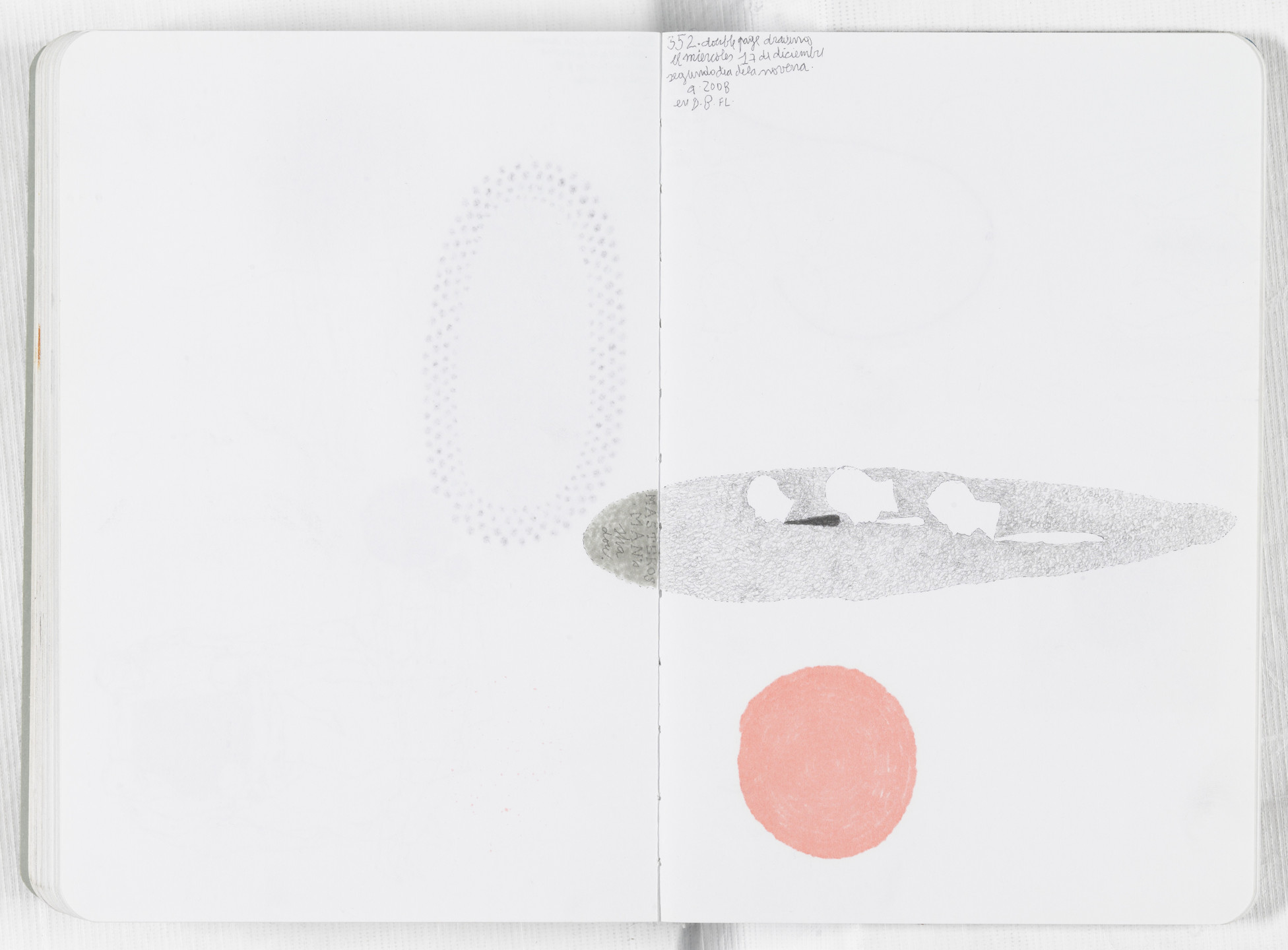 José Antonio Suárez Londoño. Sketchbook: From January 1 to December 31, 2008. 2008