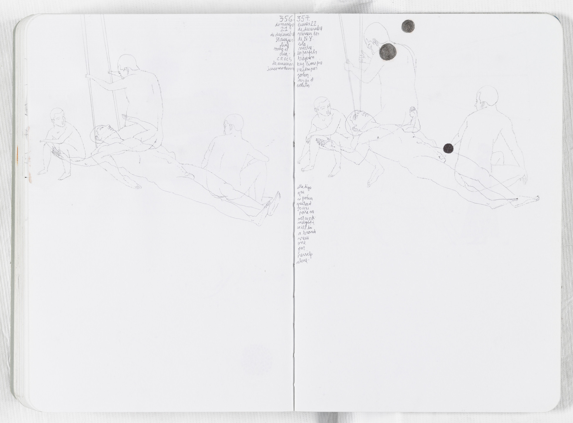 José Antonio Suárez Londoño. Sketchbook: From January 1 to December 31, 2008. 2008