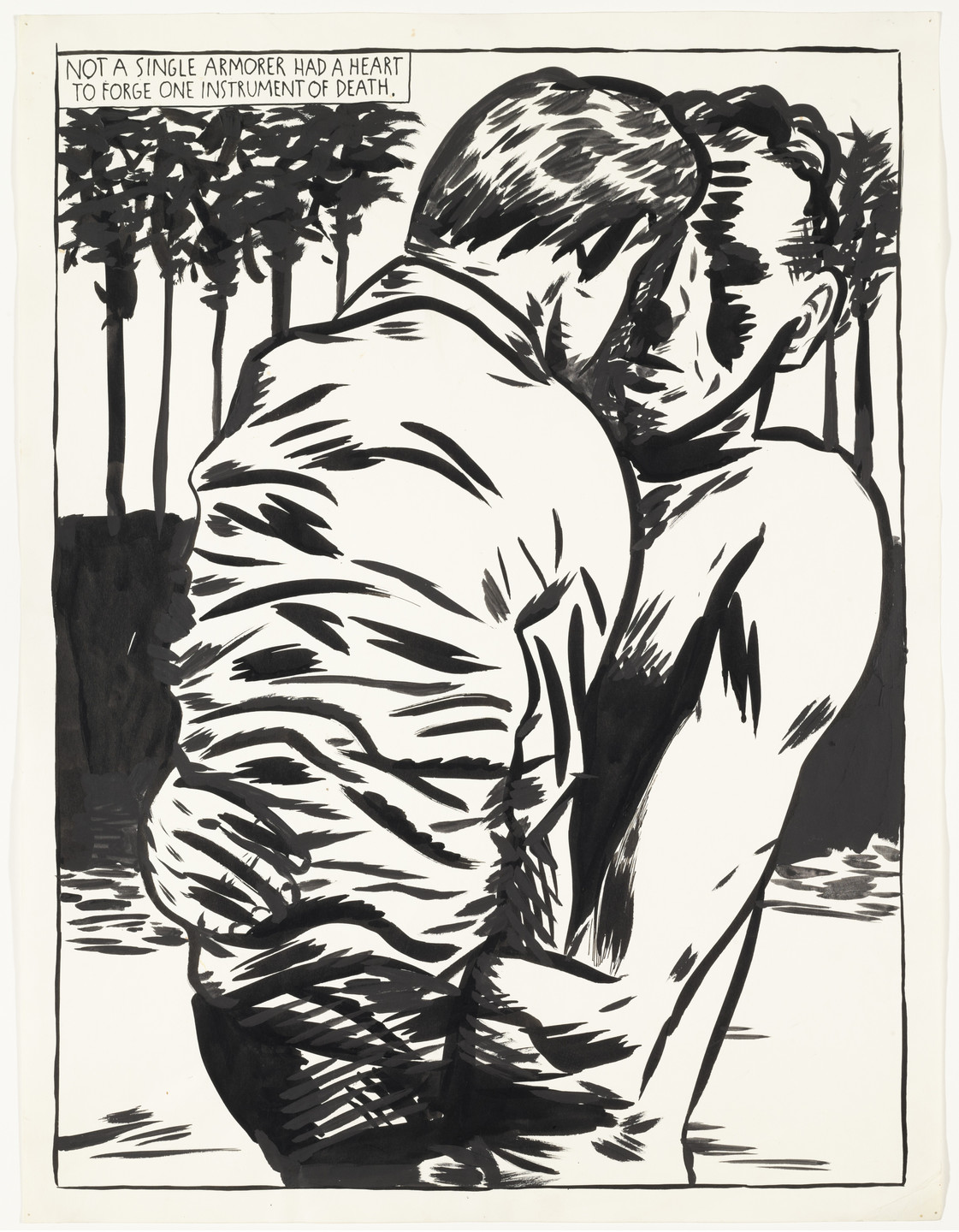 Raymond Pettibon. No Title (Not a single...). 1990