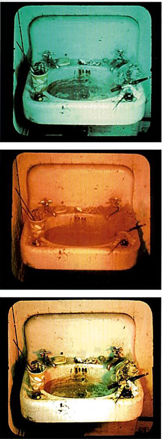 Michael Snow. Sink. 1970