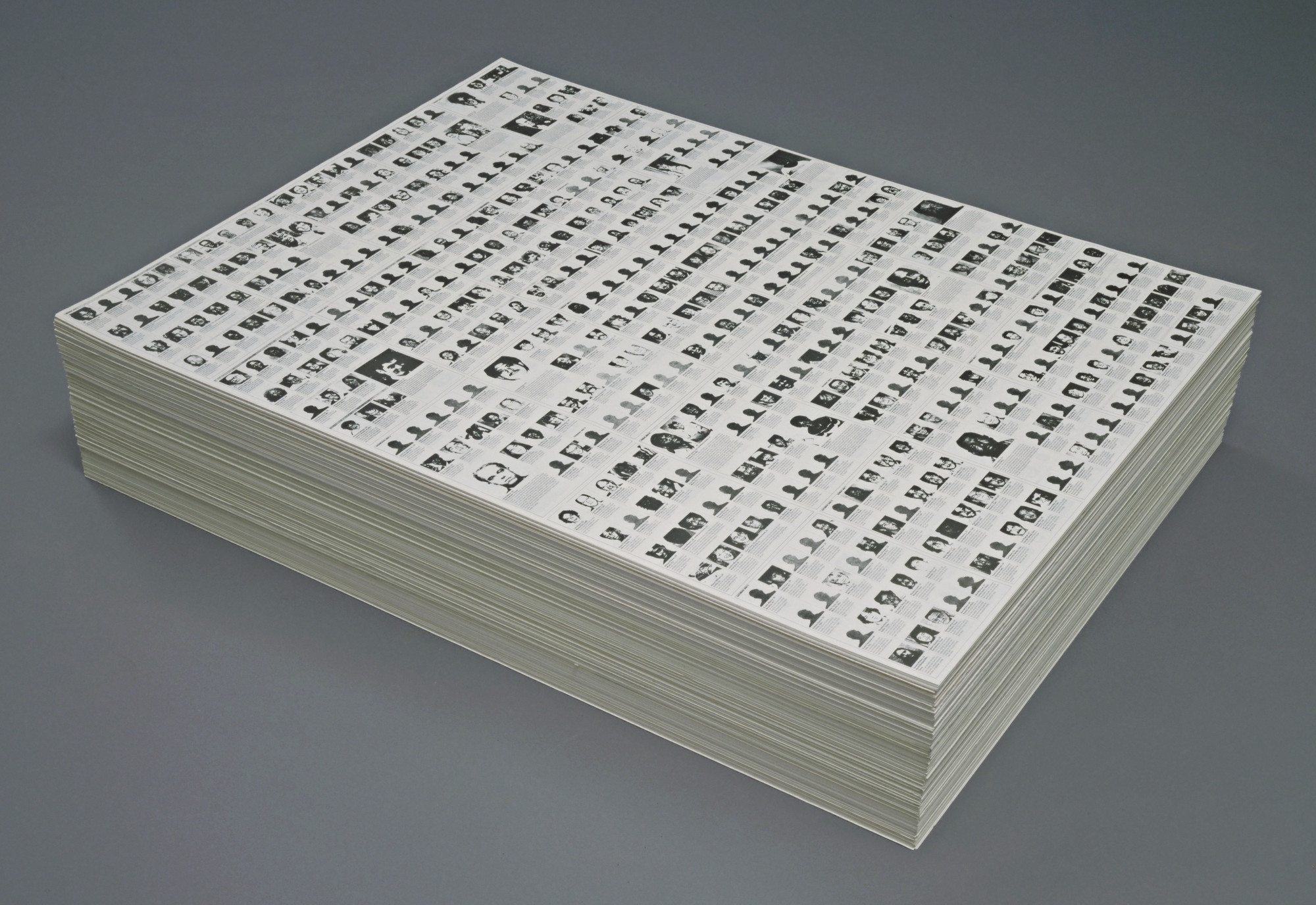 Felix Gonzalez-Torres. "Untitled" (Death by Gun). 1990