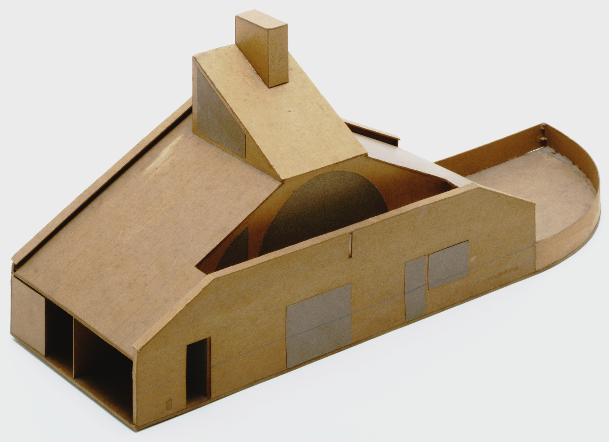 Robert Venturi. Vanna Venturi House, Chestnut Hill, Pennsylvania, Scheme VI (final). 1959-64