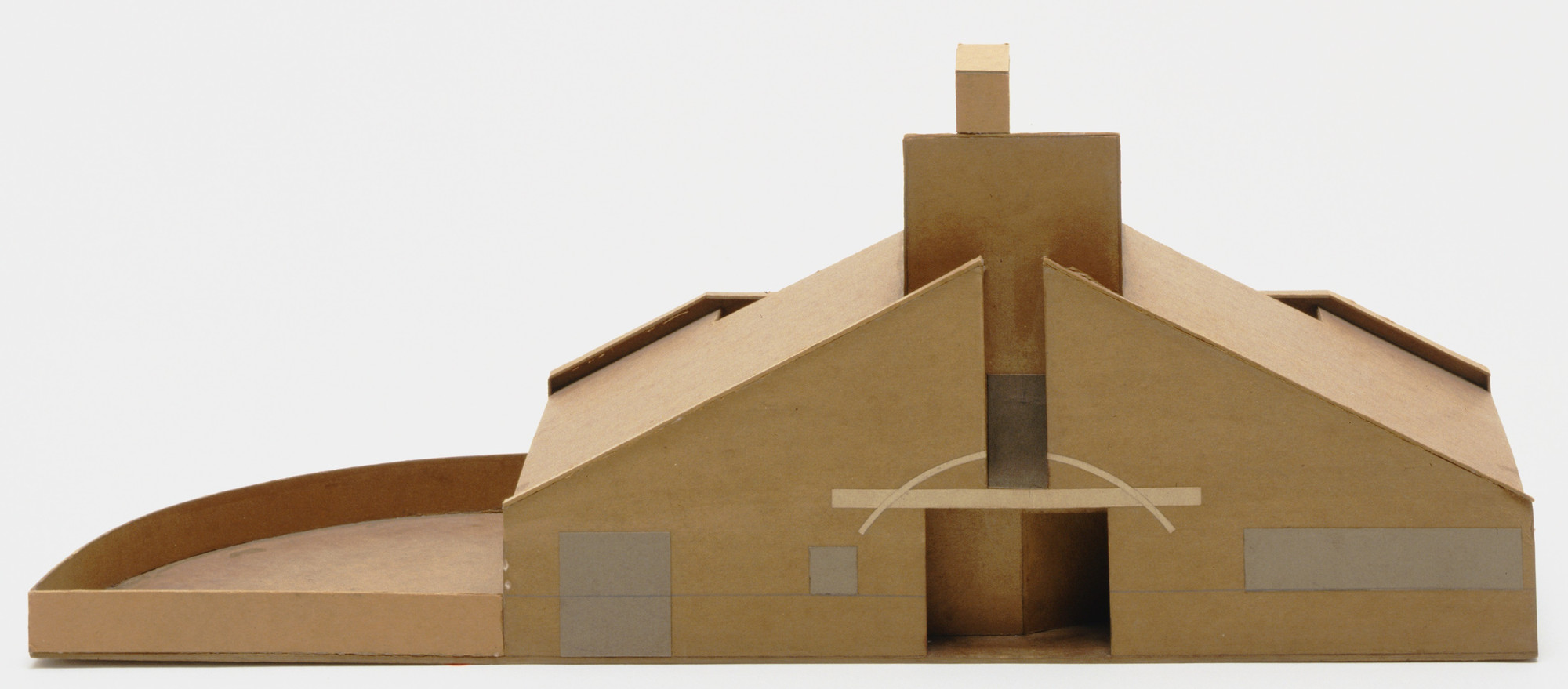 Robert Venturi. Vanna Venturi House, Chestnut Hill, Pennsylvania, Scheme VI (final). 1959-64