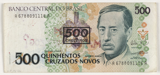 Cildo Meireles. Insertions into Ideological Circuits: Banknote Project: Who Killed Herzog? (Inserções em circuitos ideológicos: Projeto Cédula: Quem matou Herzog?). 1975