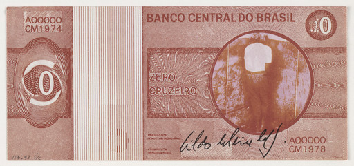Cildo Meireles. Zero Cruzeiro. 1974–78