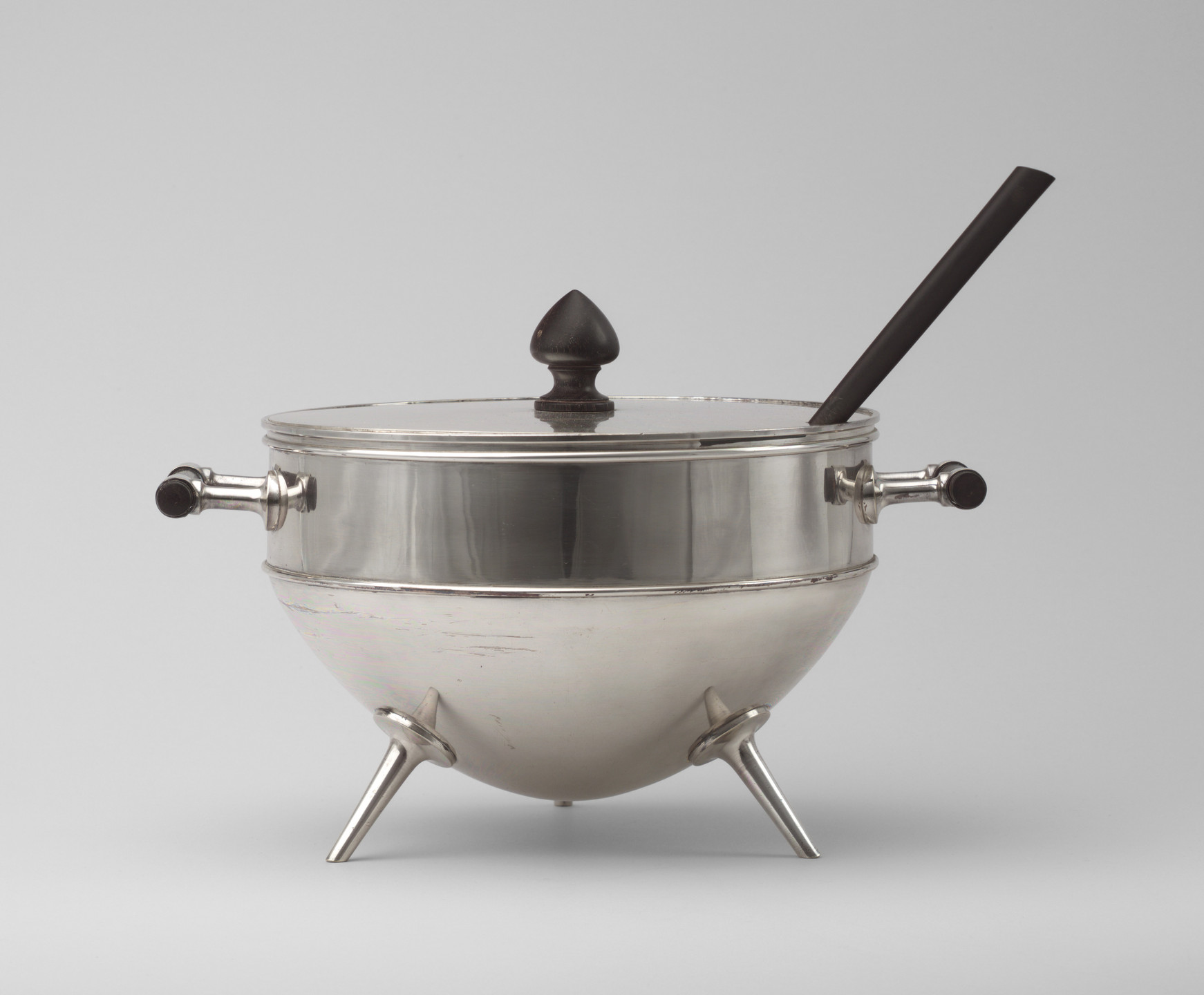 Christopher Dresser. Covered Soup Tureen and Ladle. 1880