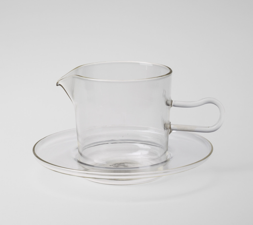 Pitcher, Saucer and Creamer