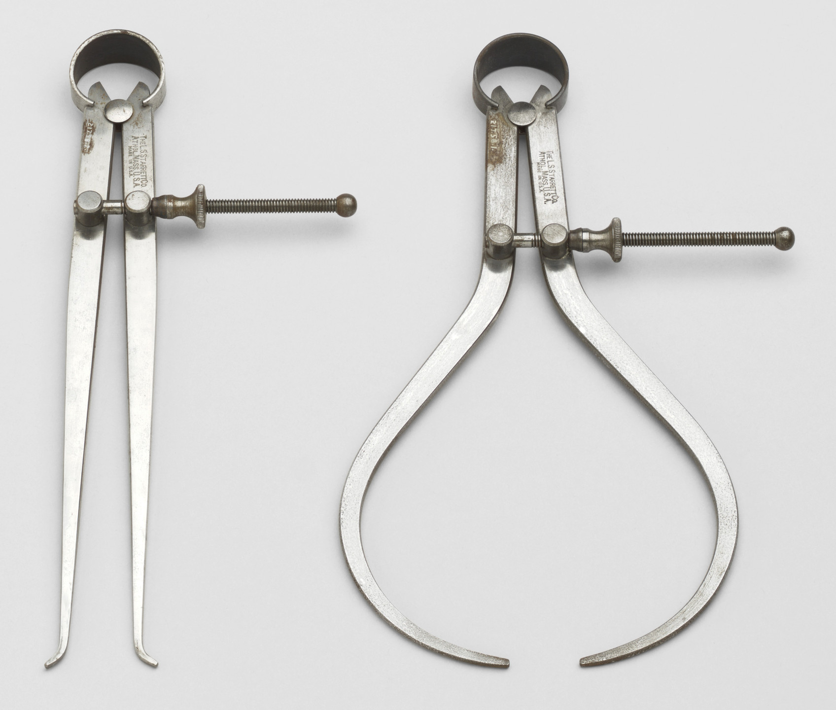 The L.S. Starrett Co., Athol, MA. Spring Calipers. c. 1948-58