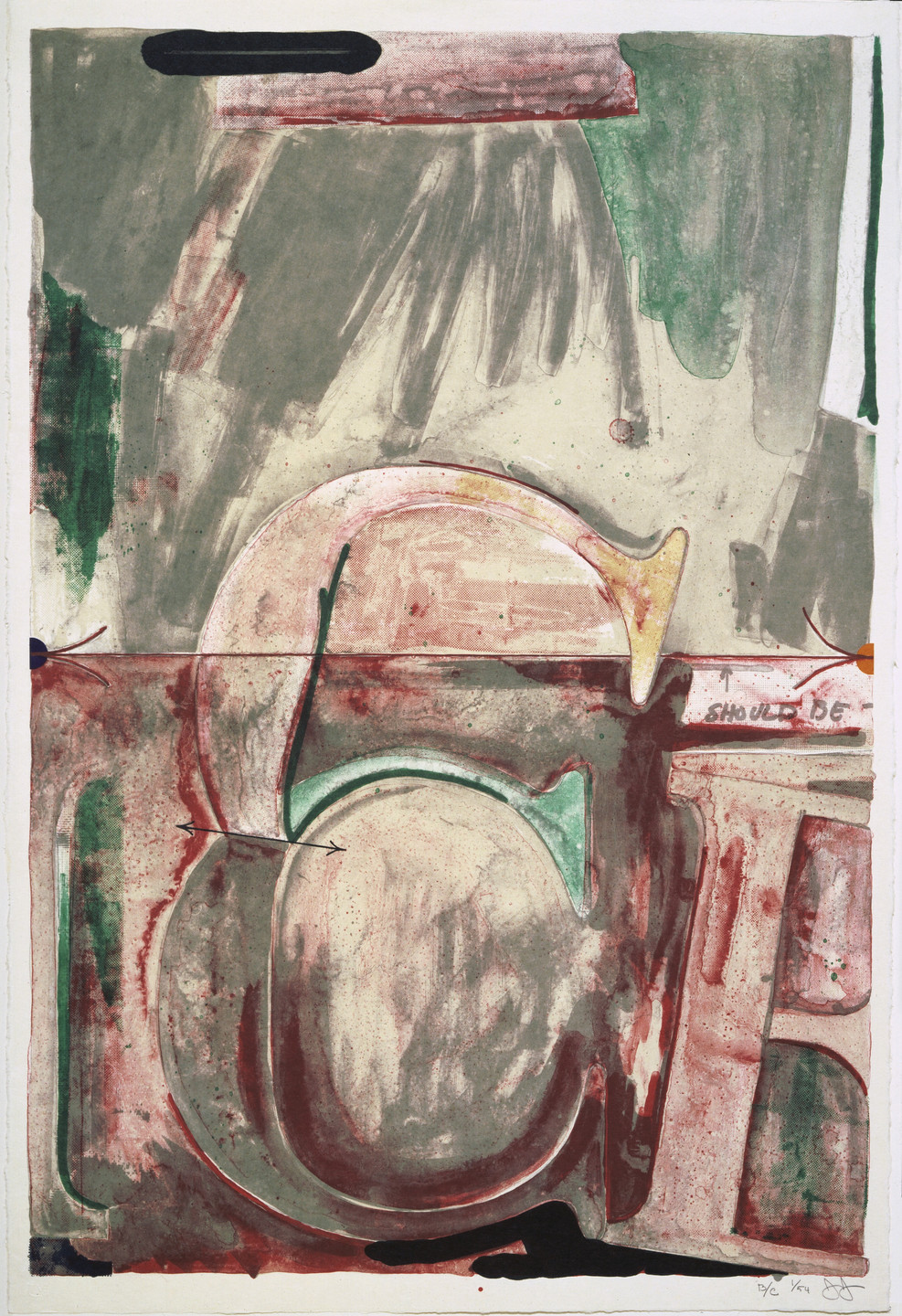 Jasper Johns. Voice 2. 1982