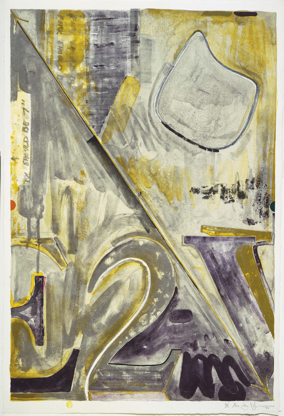 Jasper Johns. Voice 2. 1982 | MoMA