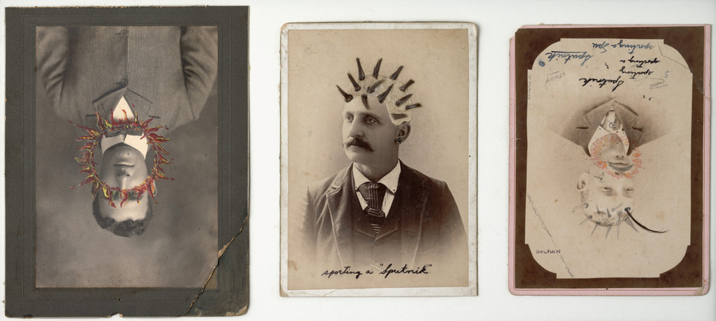 Dolphin Leaping Through a Hoop of Fire/Sporting a Sputnik/ Study for Dolphin & Sputnik