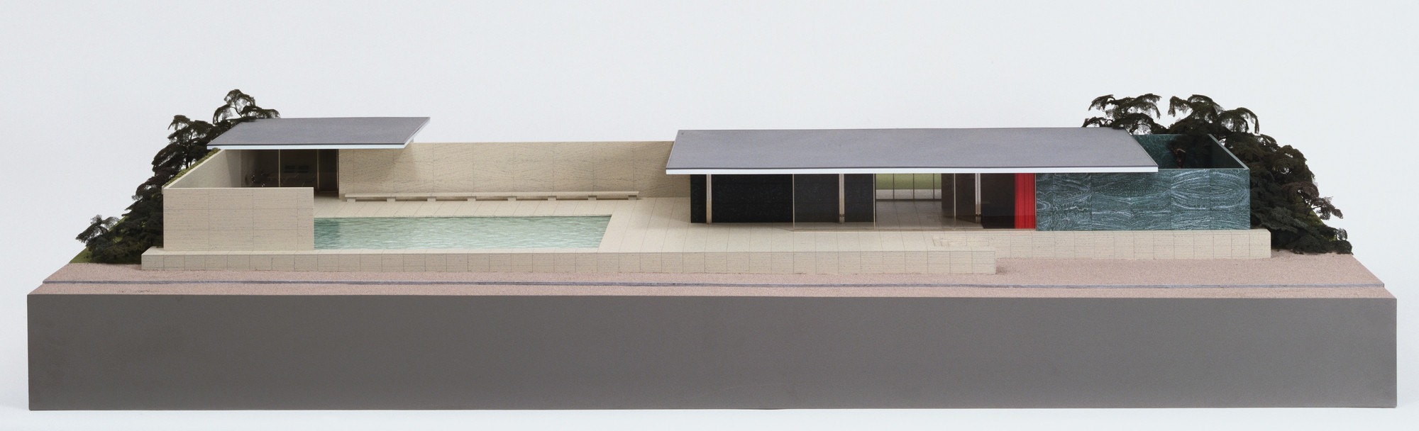 Ludwig Mies van der Rohe. German Pavilion, International Exposition, Barcelona, Spain. 1928-29