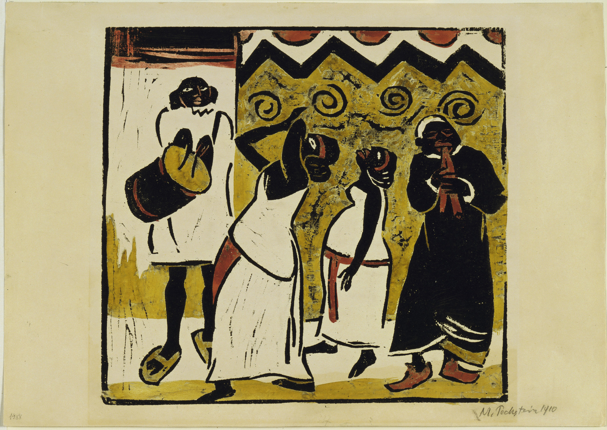 Max Pechstein. Somali Dance (Somalitanz). 1910 | MoMA
