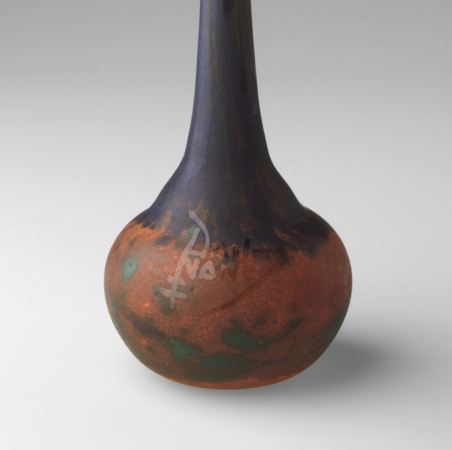 Daum Frères, Nancy, France. Bud Vase. c. 1910