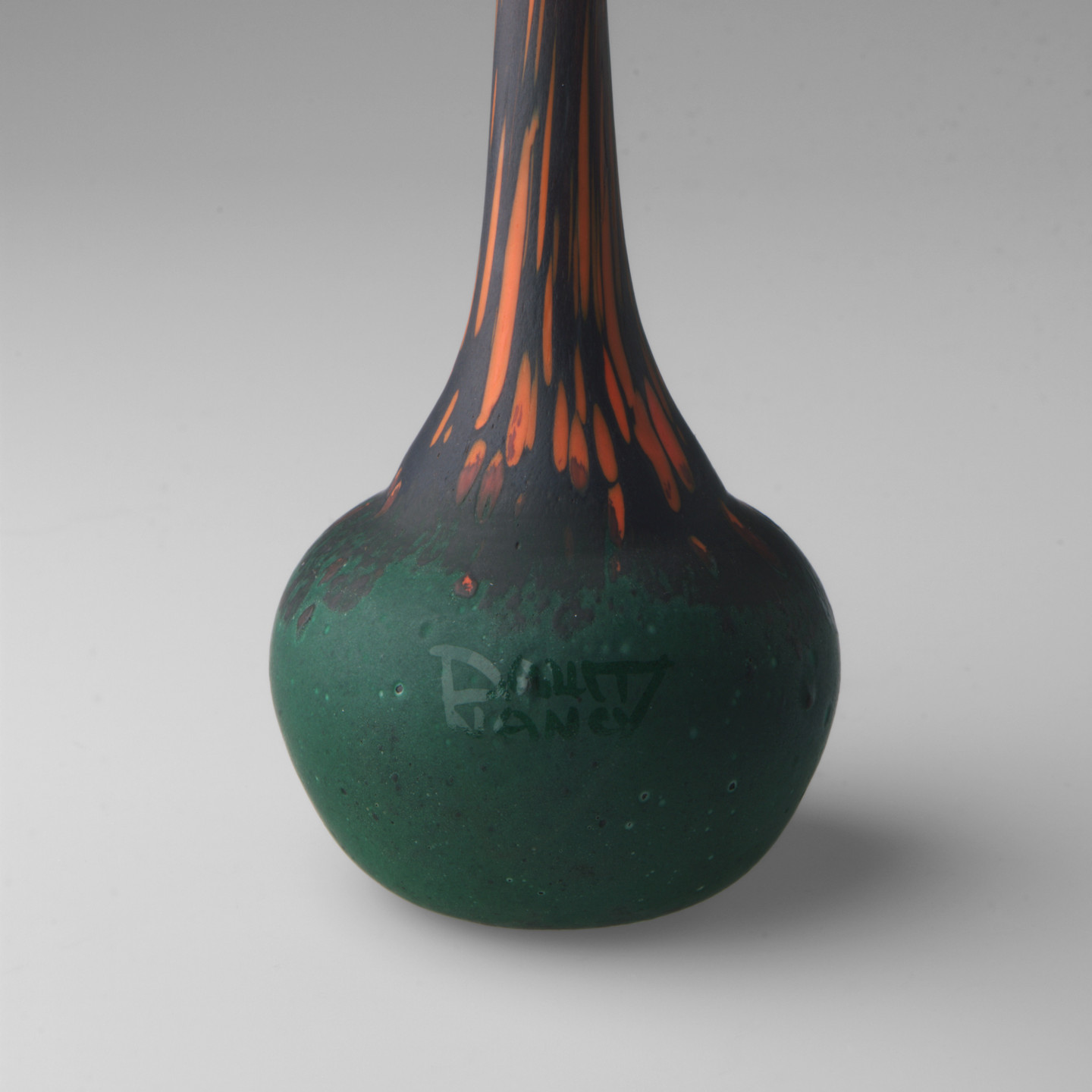 Daum Frères, Nancy, France. Bud Vase. c. 1910