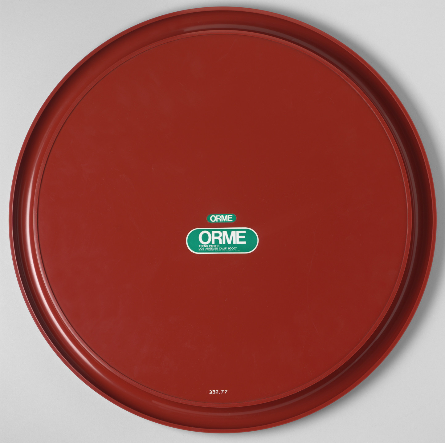 C. Emanuele Ponzio, Studio DA, Japan. Tray. c. 1977