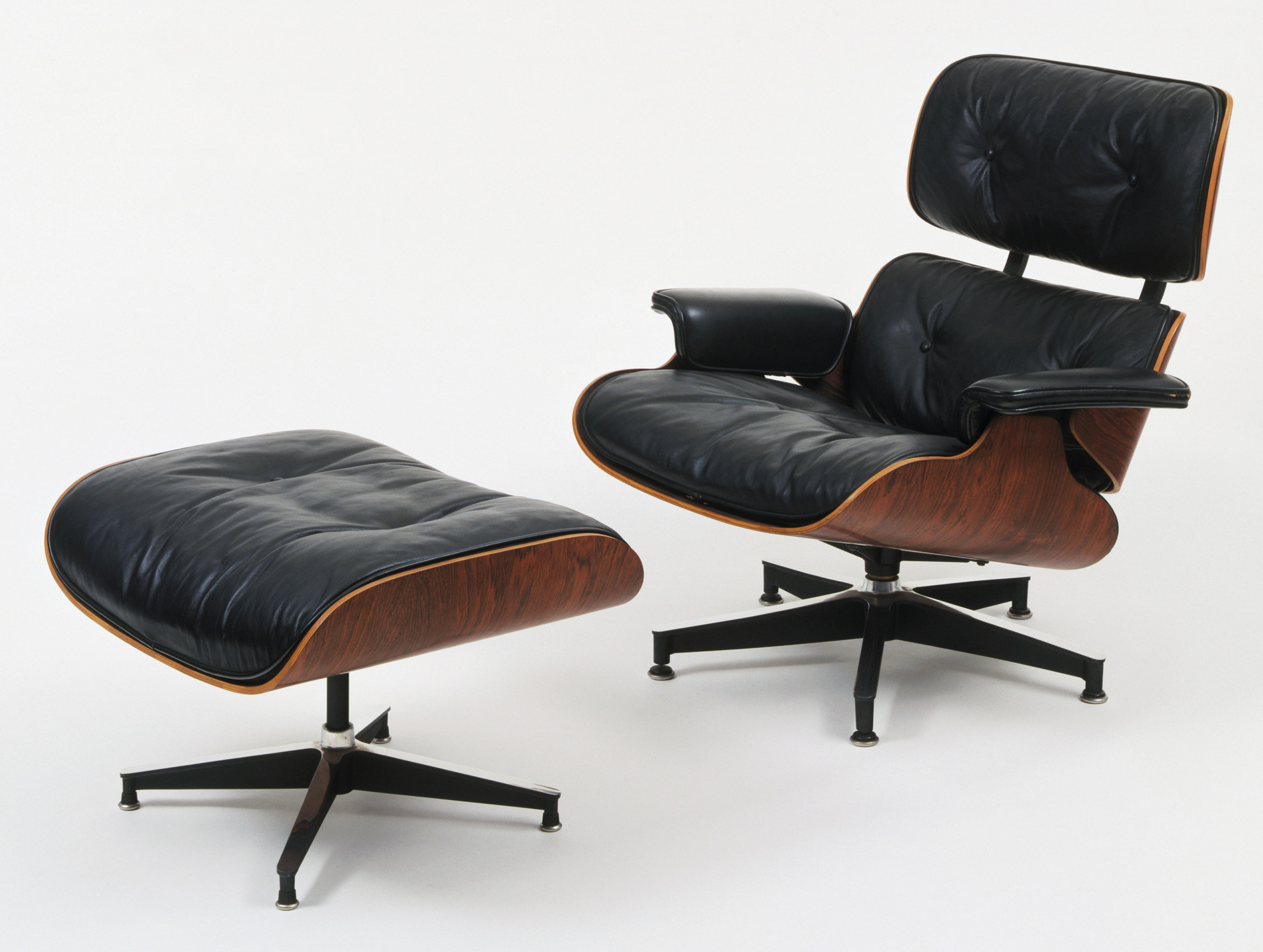 charles eames ray eames lounge chair and ottoman 1956  moma