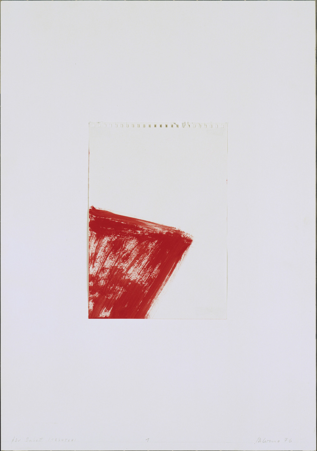 Blinky Palermo. Untitled. 1976