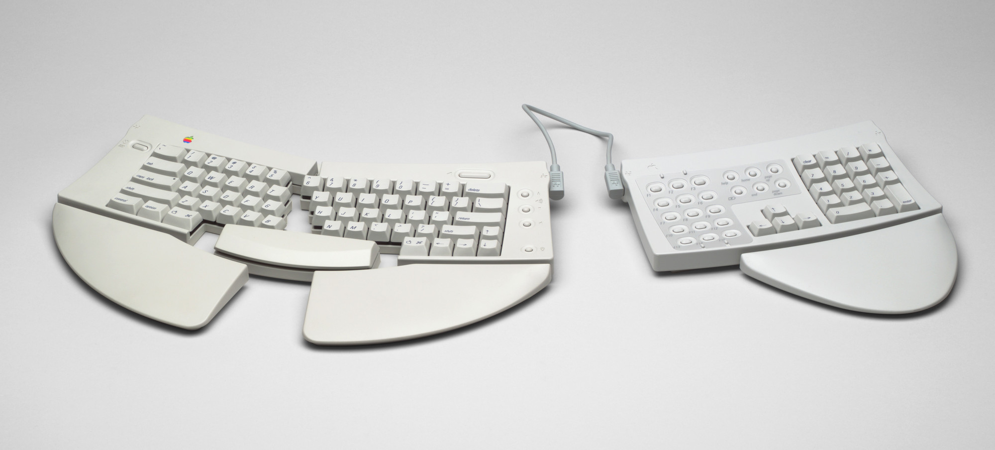 Apple, Inc., Stephen Peart, Raymond Riley, David Shen. Adjustable Keyboard. 1993