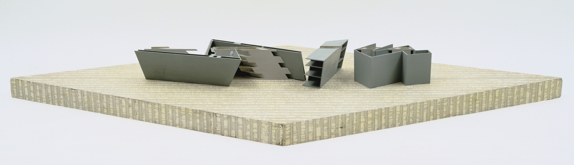 Daniel Libeskind. Berlin Museum with the Jewish Museum, Scale model 1:100. 1989-2001