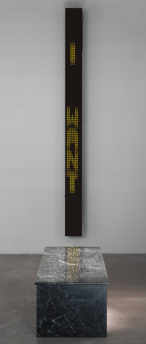 Jenny Holzer. Laments (I Want to Live...). 1989