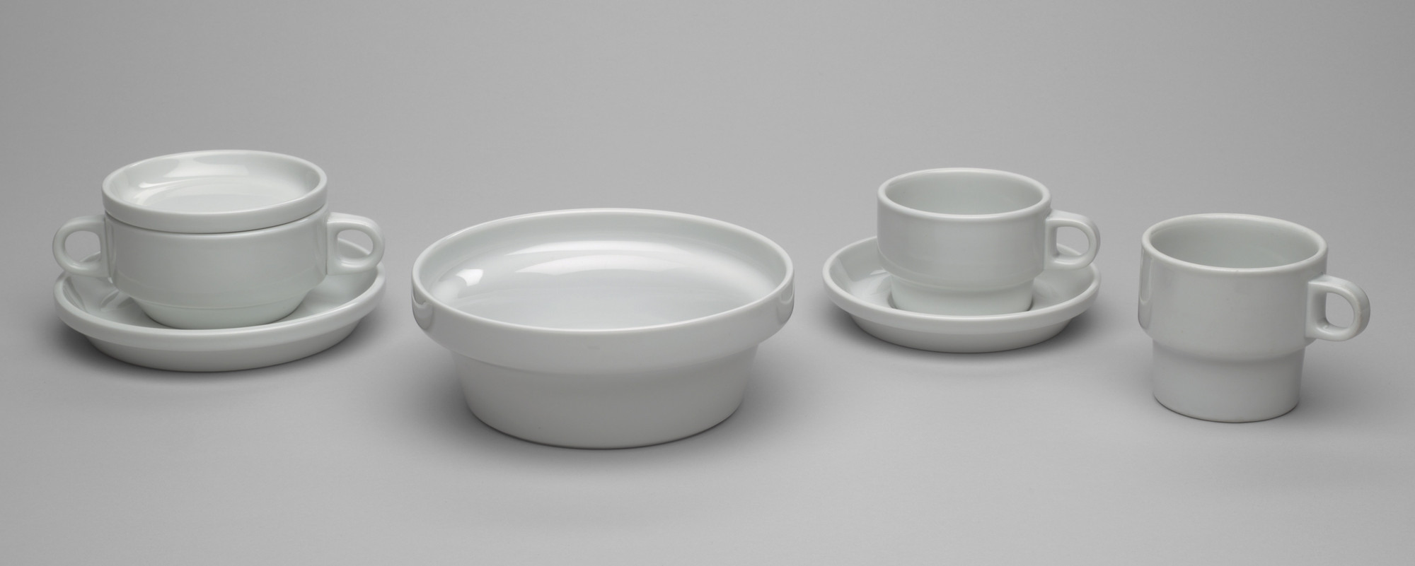 Nick Roericht. Stacking Tableware (model TC 100). 1959