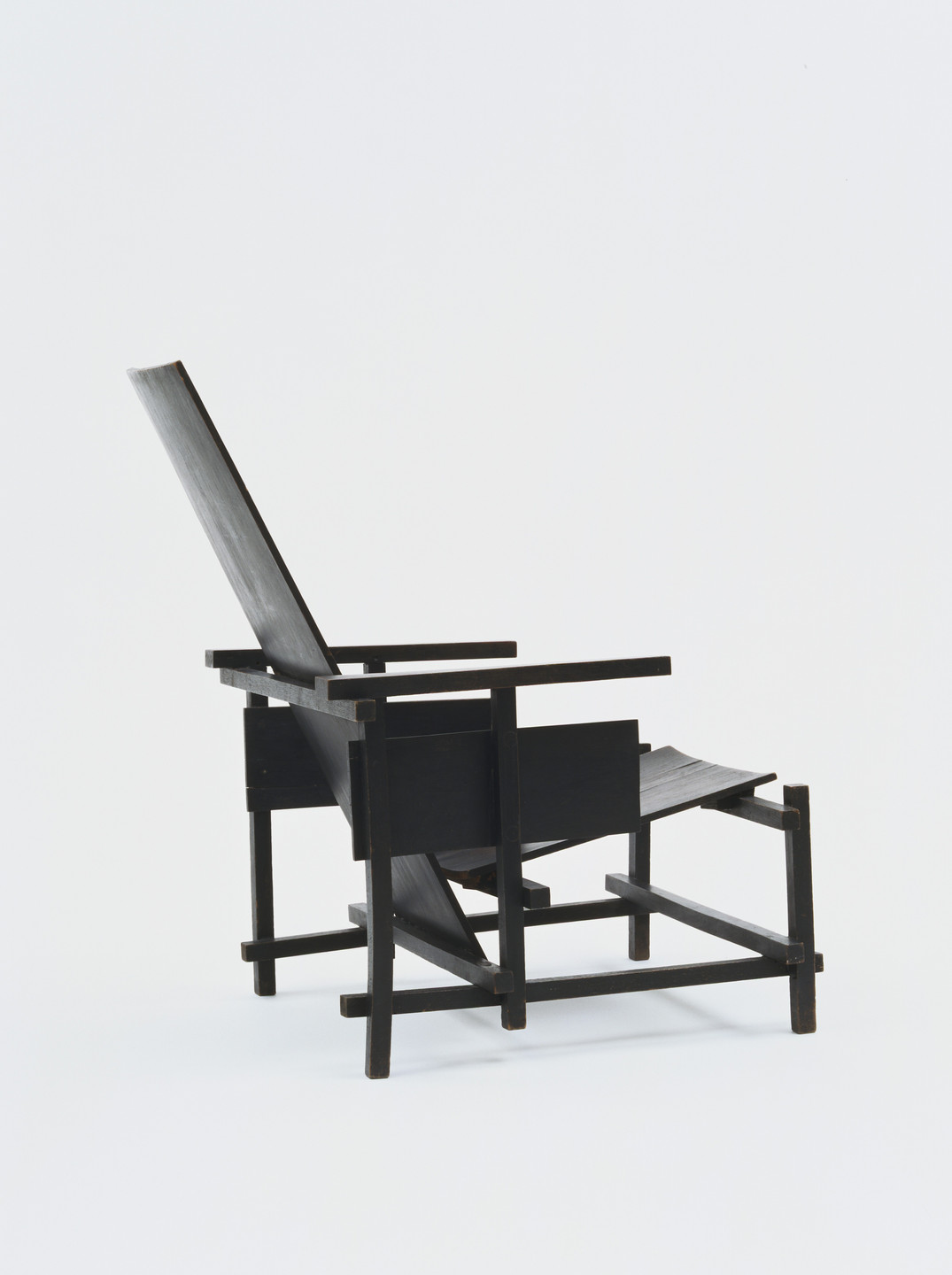 Gerrit Rietveld. Prototype for Red/Blue Chair. 1917-18