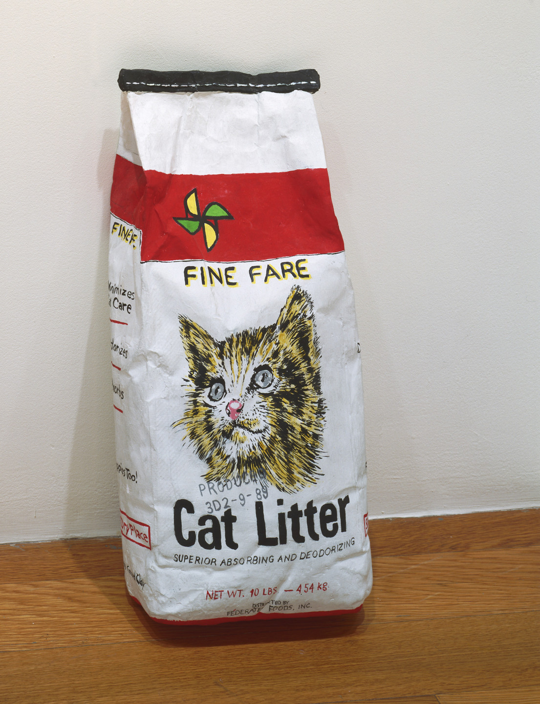 Robert Gober. Cat Litter. 1989