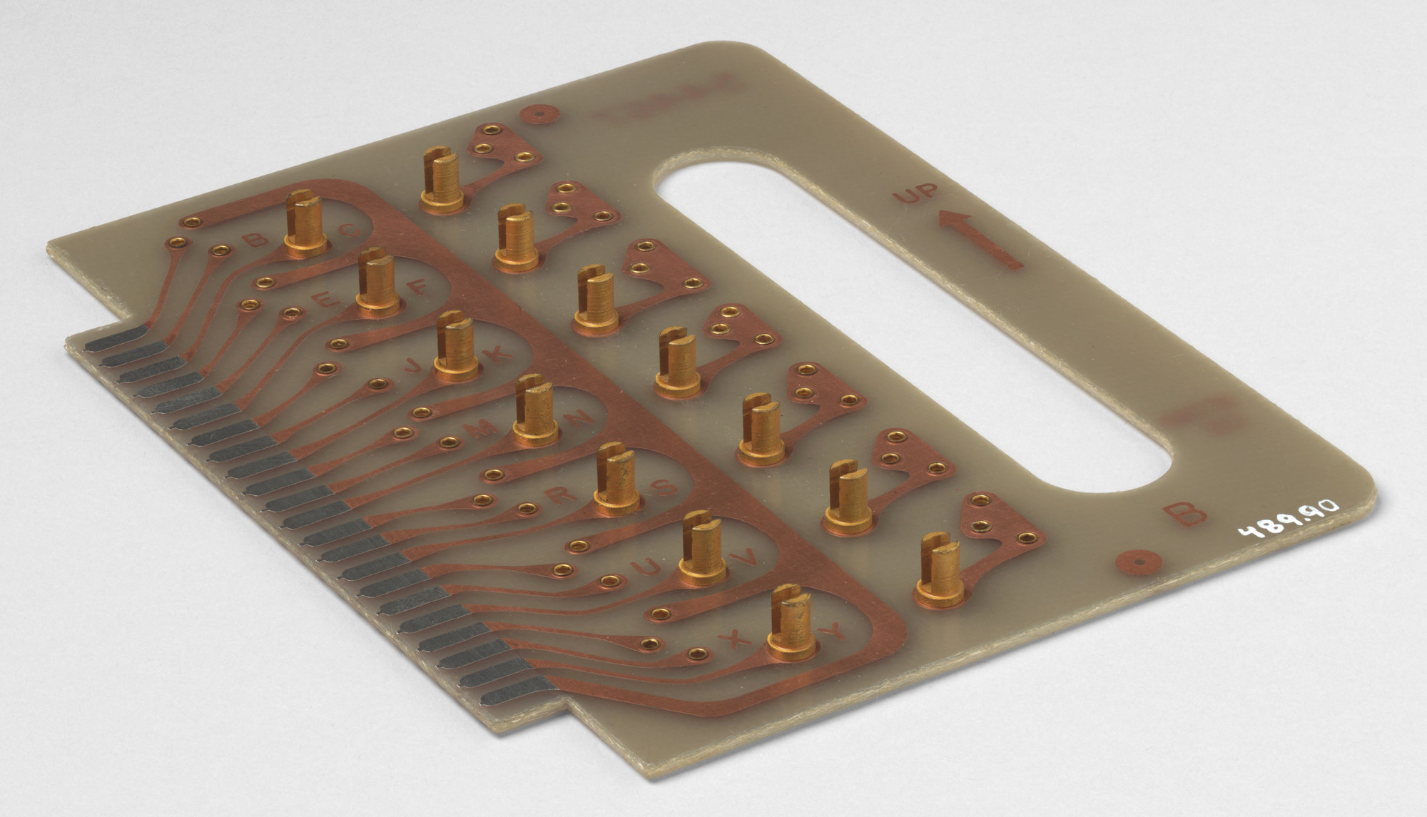 Sam Lucente. Canned Transistors SMS Card. c. 1955.