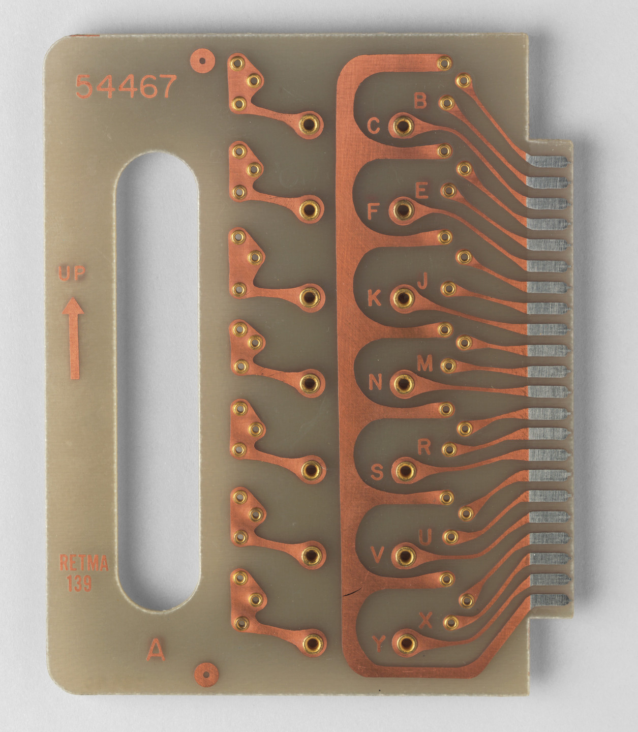 Sam Lucente. Canned Transistors SMS Card. c. 1955.