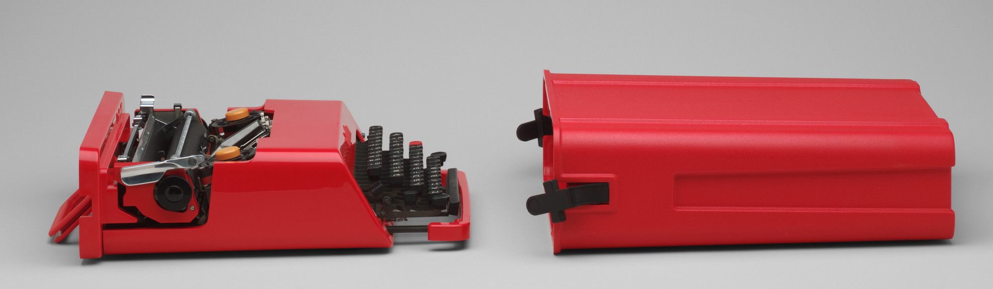 Ettore Sottsass, Perry King. Valentine Portable Typewriter. 1968