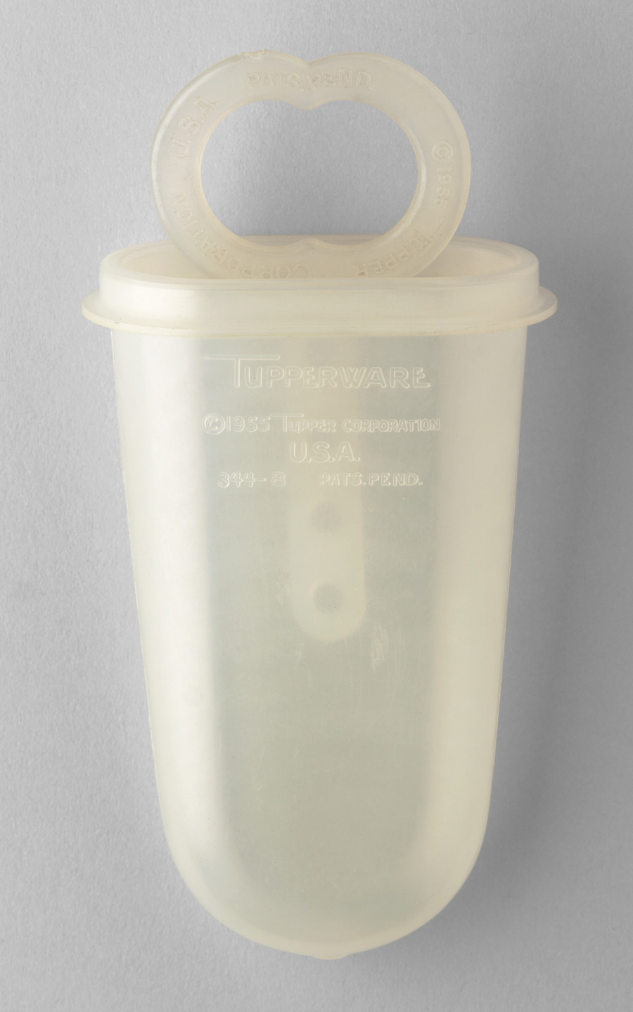 Earl S. Tupper. Ice Tups Popsicle Mold. 1955