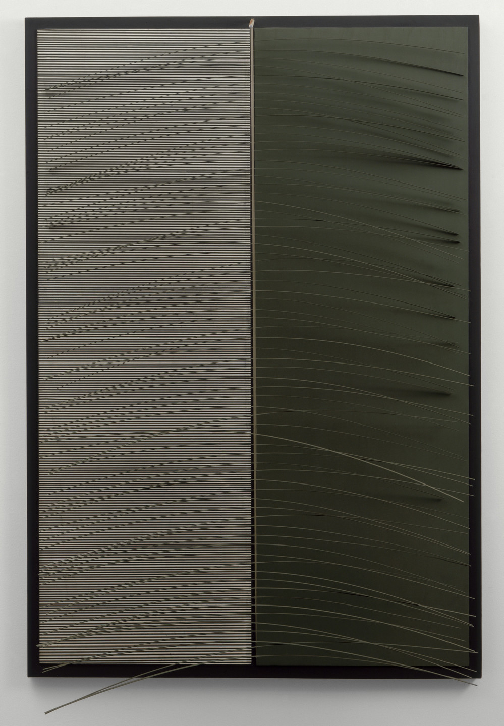 Jesús Rafael Soto. Olive and Black. 1966