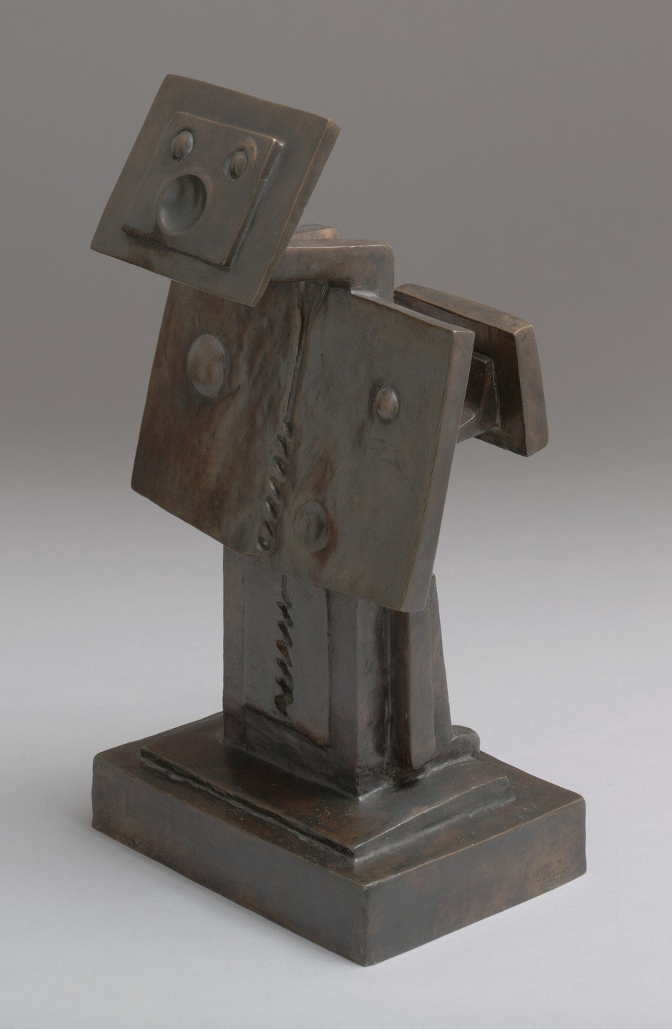 Max Ernst. An Anxious Friend (Un ami empressé). 1944 (cast 1973)