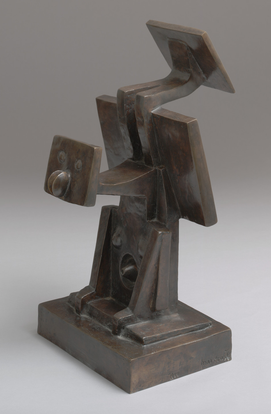 Max Ernst. An Anxious Friend (Un ami empressé). 1944 (cast 1973)