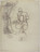Aimé Félix Del Marle. Self Portrait (recto); Beggar (verso). 1913