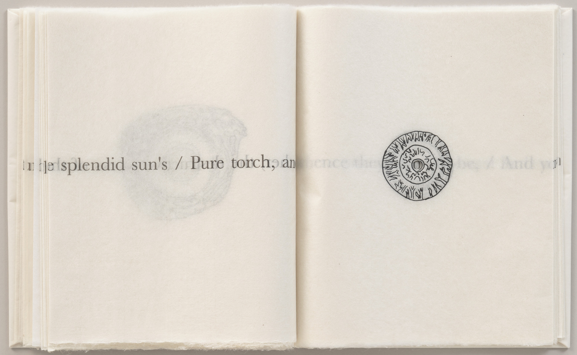 Kiki Smith. Plate (folio 14) from The Vitreous Body