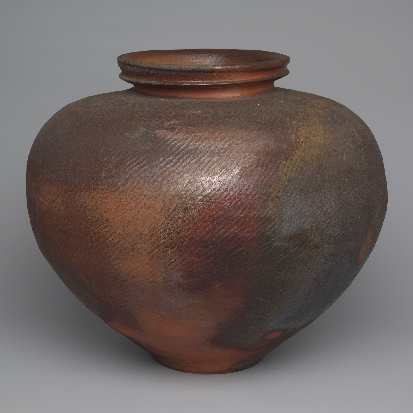 Paul Chaleff. Thrown and Paddled Jar. 1981