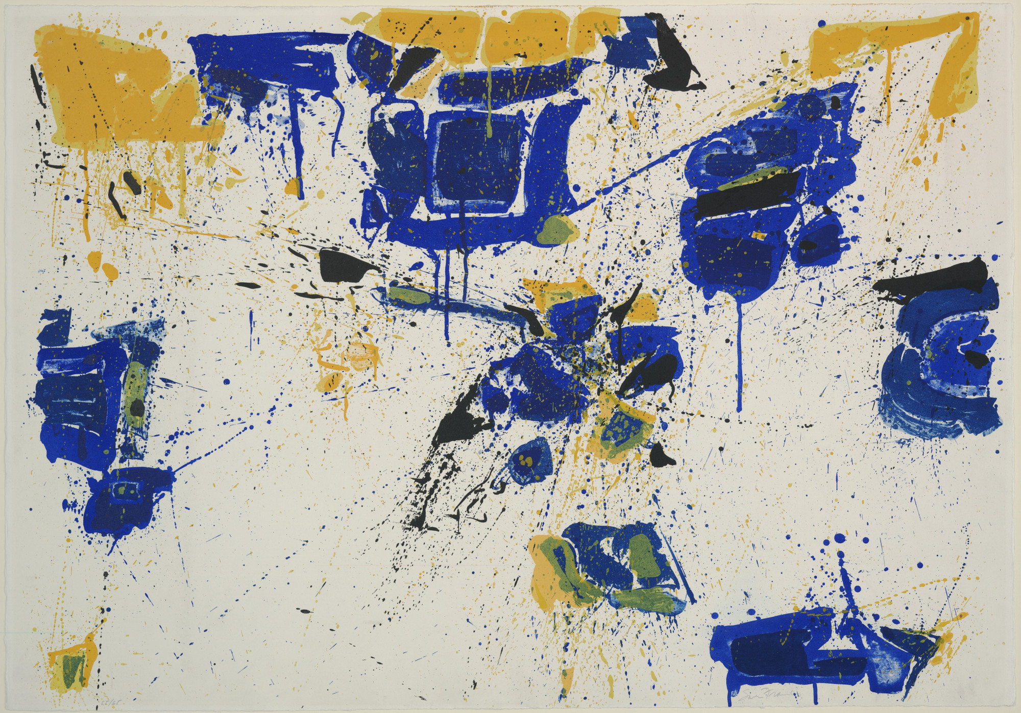 Sam Francis. The Upper Yellow. 1960