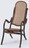 Michael Thonet. Folding Lounge Chair with Foot Rest. c. 1865